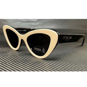 Prada White Cat-Eye 52mm Sunglasses